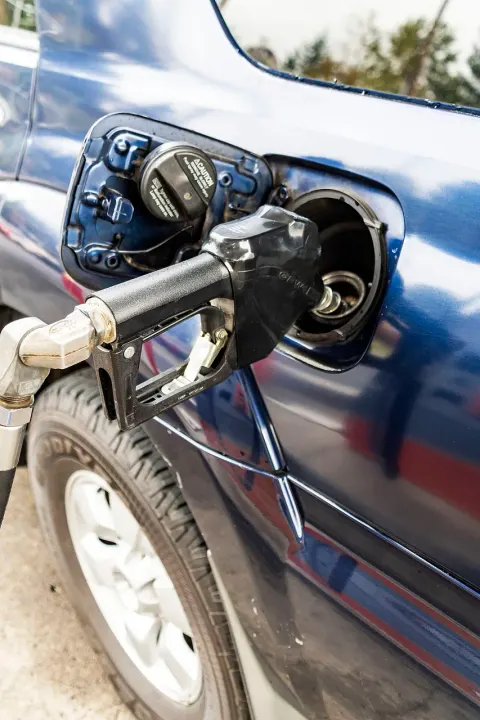 Panne & erreur de carburant : photographie illustrative